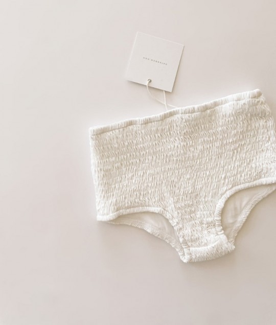 High Waisted Bikini Bottoms - Coconut