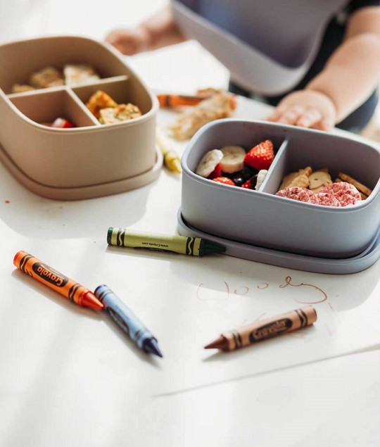 Silicone Medium Lunch Box Pebble