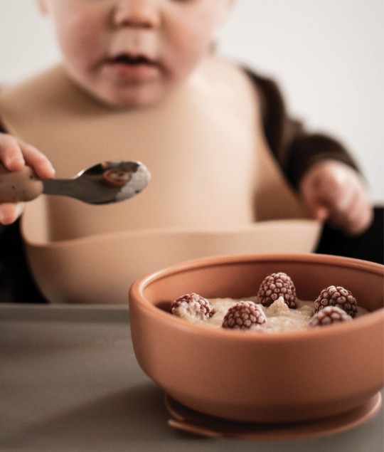 Suction Bowl - Cinnamon