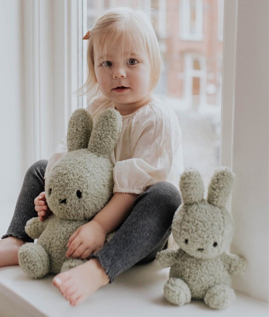 Miffy Sitting Teddy Green