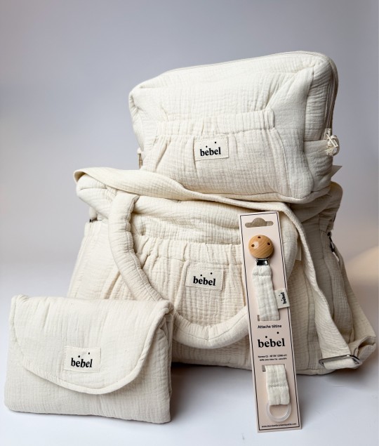 Changing Bag Set - Dusty Cream