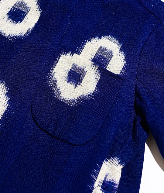 Navy White Blocks Dishdasha