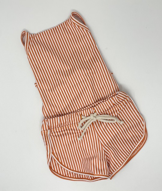 MARA ONE-PIECE - MANDARIN STRIPE