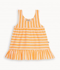 Orange Stripe Sun Dress