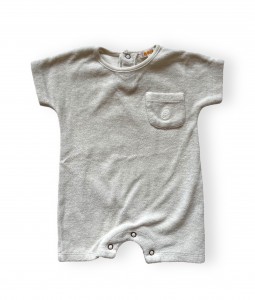 RUBI - Terry Romper - Clay