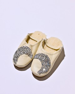 Natural Leather Silver Moon