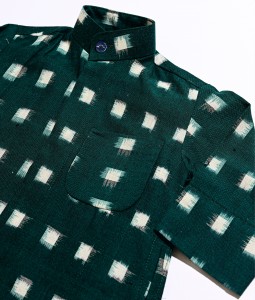 Green White Blocks Dishdasha