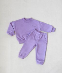 Woodie 3D Logo Tracksuit - Lilac