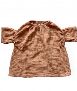 D E Z - muslin dress - Toast