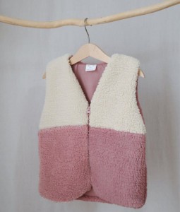 Teddy Vest - Pink