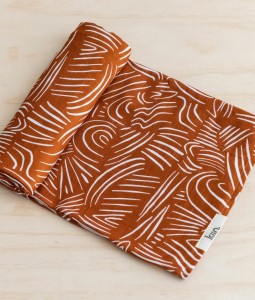 Organic Cotton + Bamboo Muslin Swaddle - SIENNA