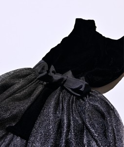 Velvet Dress with Detachable Tutu - RM07