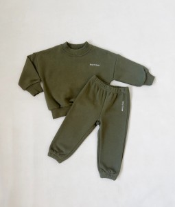 Woodie 3D Logo Tracksuit - Olive