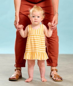 Orange Stripe Sun Dress