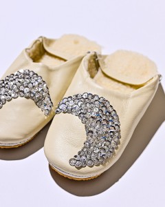 Natural Leather Silver Moon