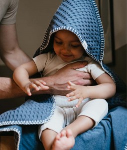 Wrap towel Antwerp bluestone