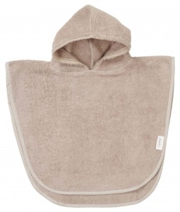 Bath poncho Dijon organic - Clay
