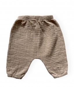 T A K I - muslin trousers - Sand