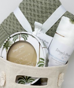 Green Palm Gift Basket