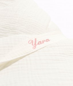 Muslin Baby Wrap & Burp - White
