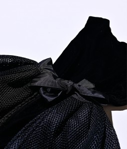 Velvet Dress with Detachable Tutu - RM09