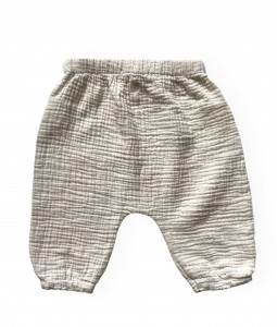 T A K I - muslin trousers - Clay