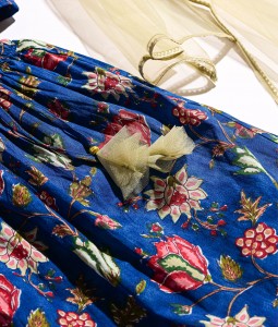 Girls Lehenga Set printed - Blue
