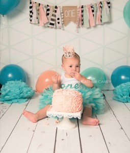 First Birthday Outfit - Aqua