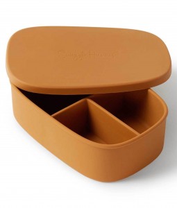 Silicone Large Lunch Box Chestnut