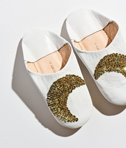 White Gold Moon Slipper