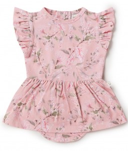 Pink Wattle Organic Dress