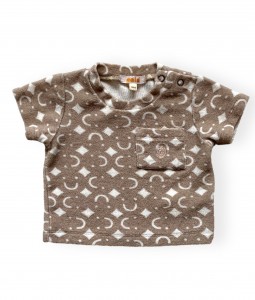 S K Y E - Shirt in Terry - Faces Sand
