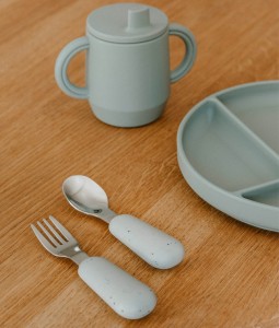 Toddler Cutlery - Blue Clay