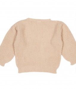 Baby sweater Dinan- Sand