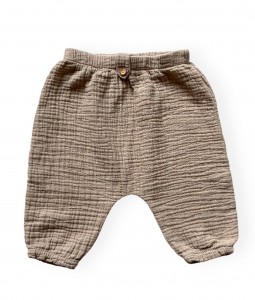 T A K I - muslin trousers - Sand