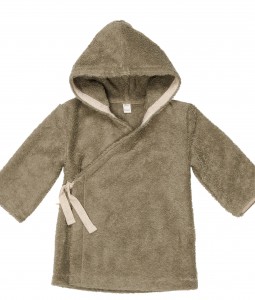 New Baby bathrobe Dijon Daily moss