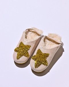 Fur Nude Glitter Gold Star