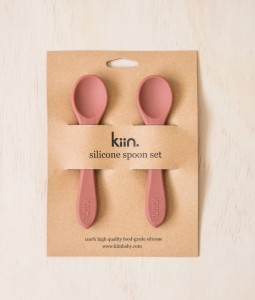Silicone spoon twin pack - Rosewood