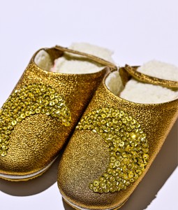 Sheep Bronze Glitter Gold Moon