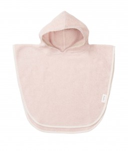 Bath poncho Dijon organic - Blush