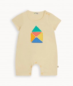 Sandy Beach Hut Applique Shortie