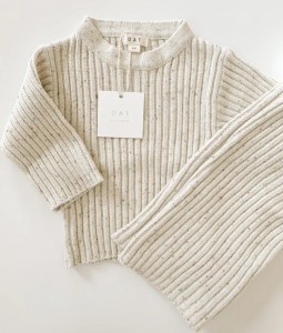 Children’s Sprinkle Knit Ribbed Sweater & Pants