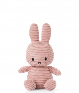 Miffy Sitting Corduroy Pink
