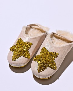 Fur Nude Glitter Gold Star