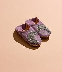 Lavender Glitter Silver Moon