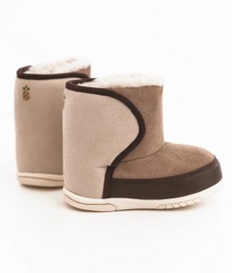 Children's Lined Boots - Frizzies - Brownie