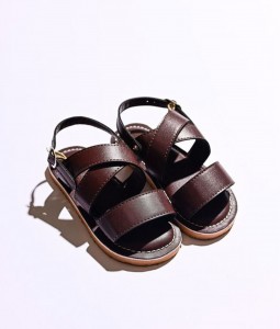 Mocha Criss Cross Sandal