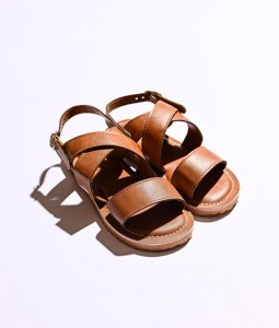 Brown Criss Cross Sandal