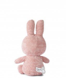 Miffy Sitting Corduroy Pink
