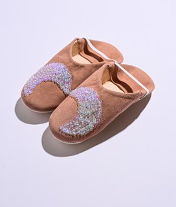 Rusted Suede Crystal Moon